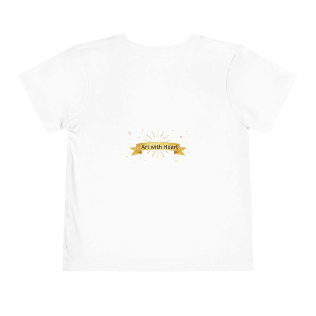 Wish Upon a Star Toddler Tee – Baby on Moon Starry Night Sleepy time Shirt