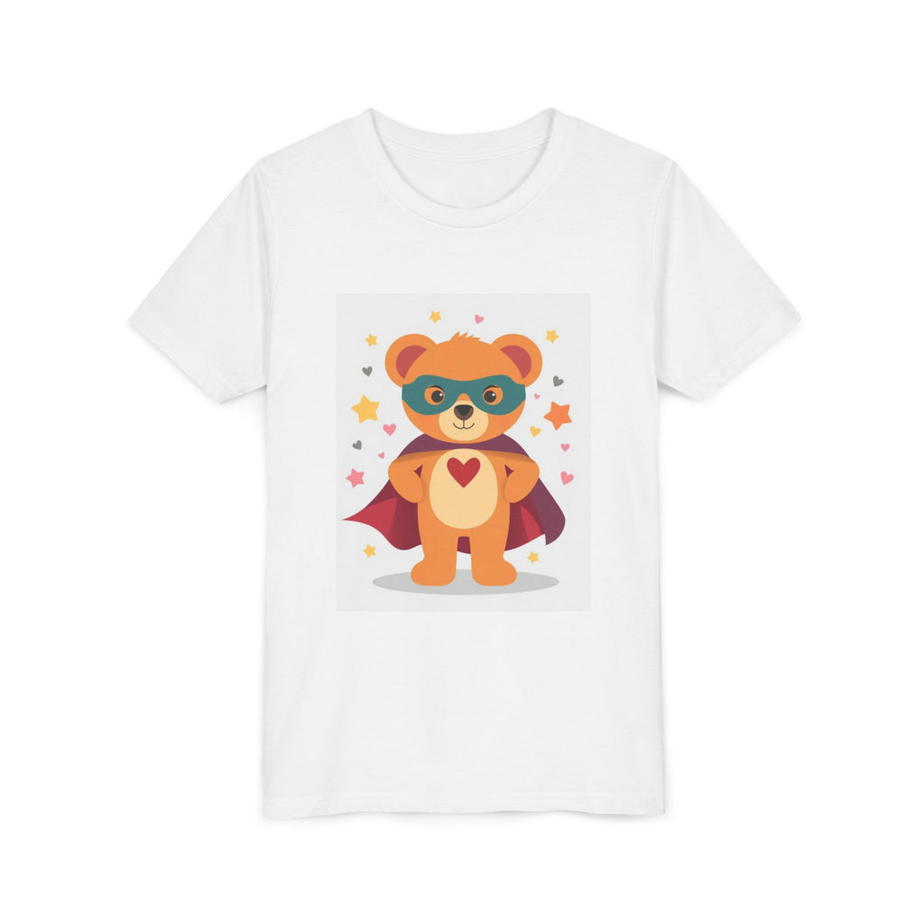 Kids Superhero Bear T-Shirt – 'Art with Heart'