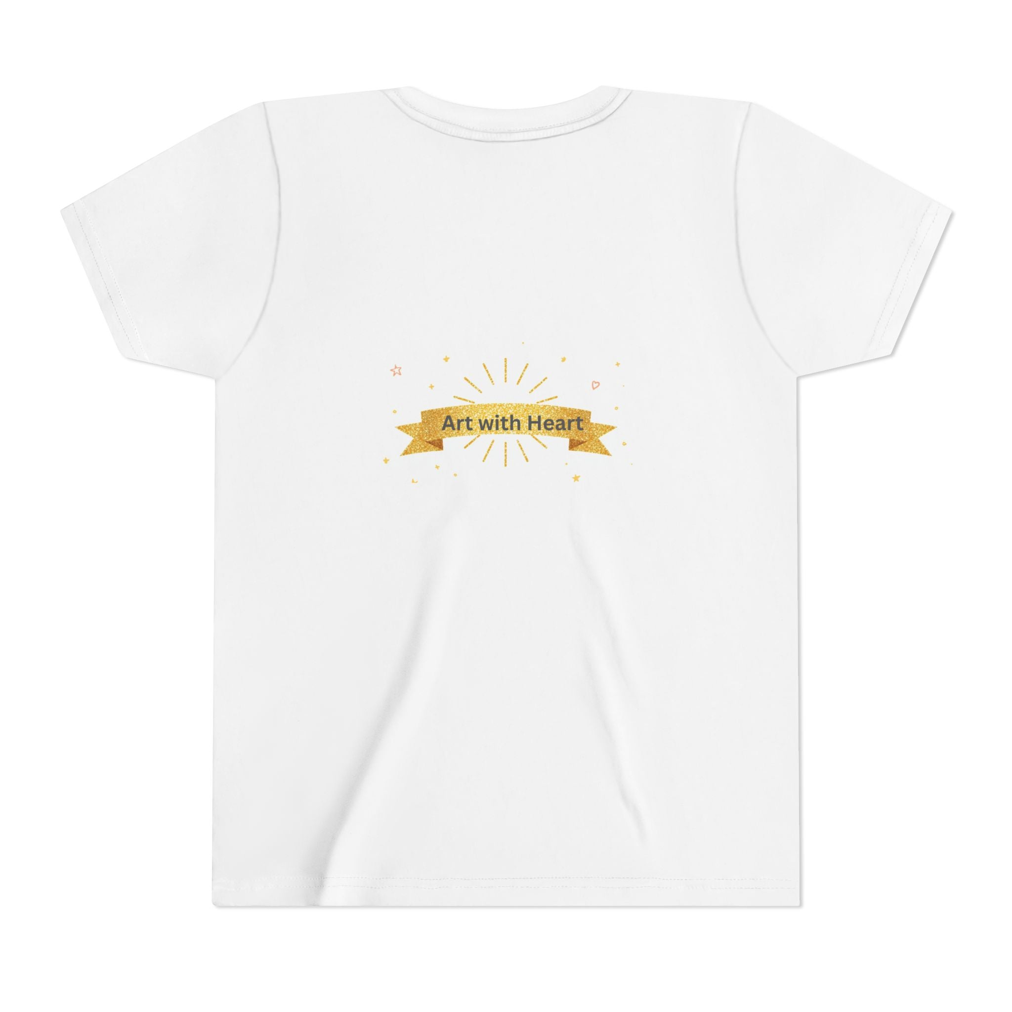 Kids Giraffe Tee — Colorful Polka Dot Giraffe Graphic Youth T-Shirt