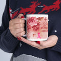 Inspirational Memorial Mug — "Diana's Light: 25 Years of Strength, Resilience and Hope" (Floral)