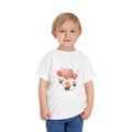 Toddler Tee — Heart Balloon Adventure Hot Air Balloon Graphic (Valentine’s Cute)