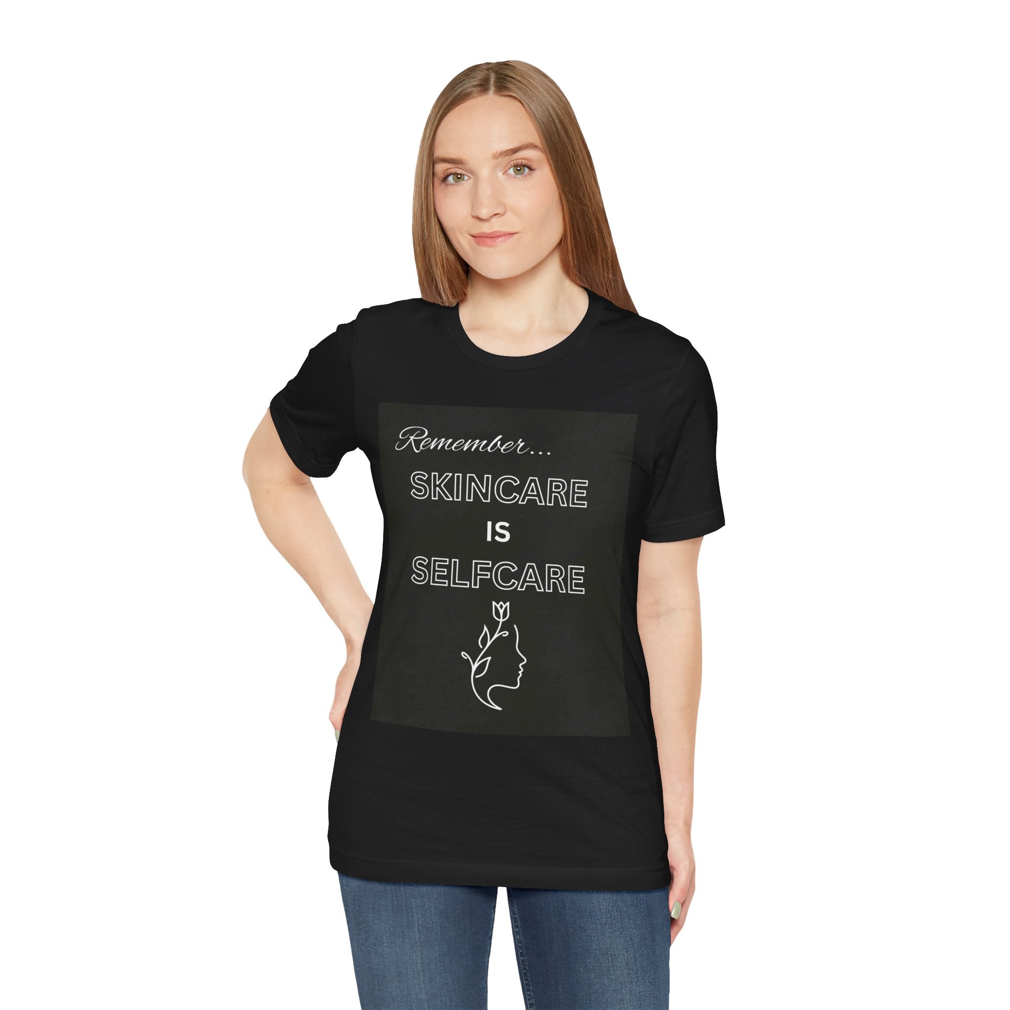 Skincare Is Selfcare Tee — 'Remember... Skincare Is Selfcare' Graphic Shirt