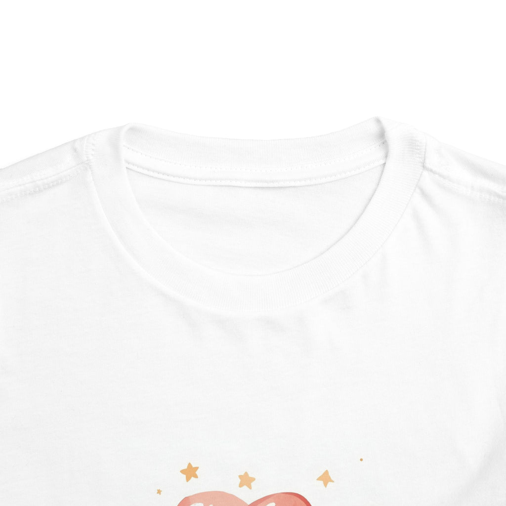Toddler Tee — Heart Balloon Adventure Hot Air Balloon Graphic (Valentine’s Cute)