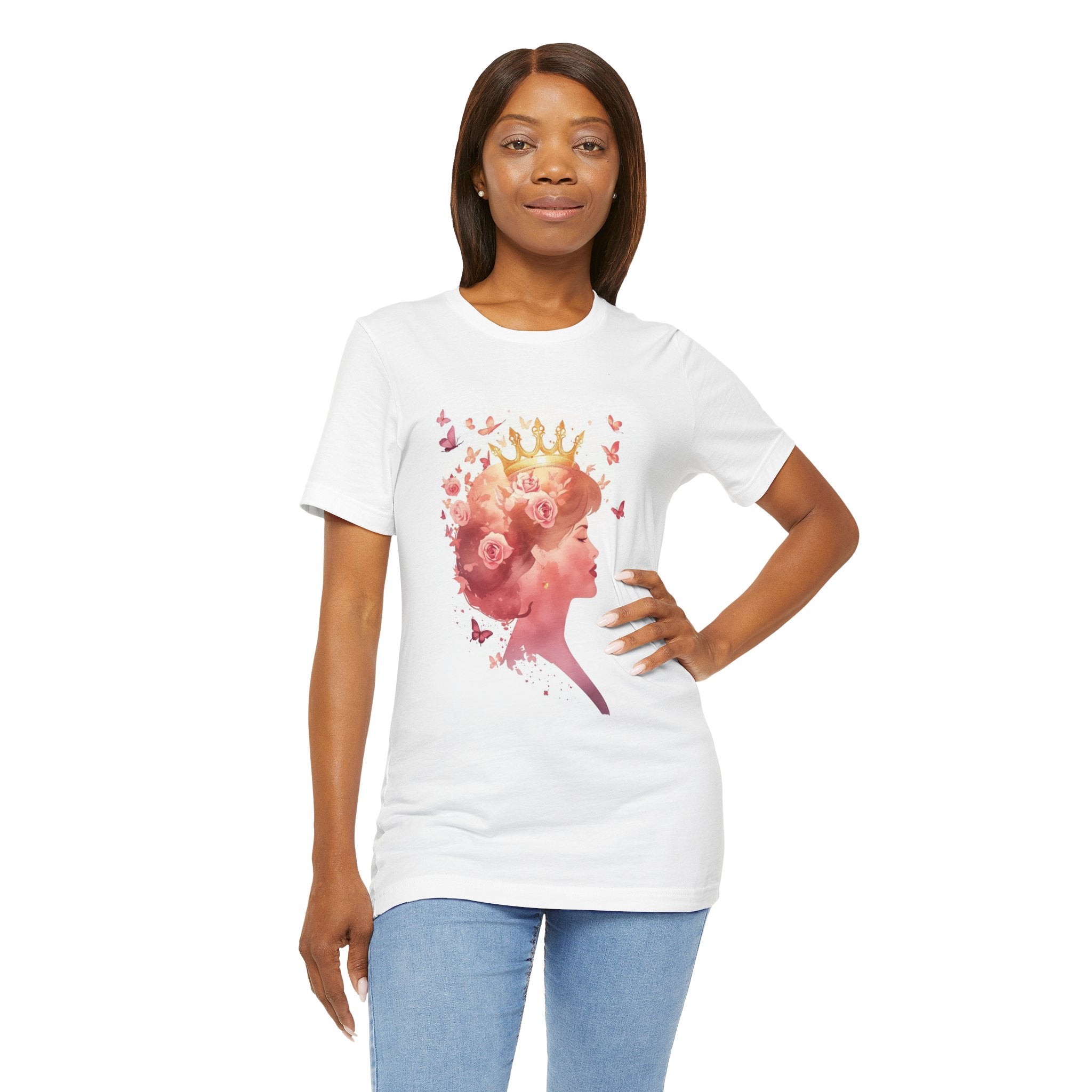 Breast Cancer Awareness Tee — "Diana's Light" Pink Ribbon Princess T-Shirt