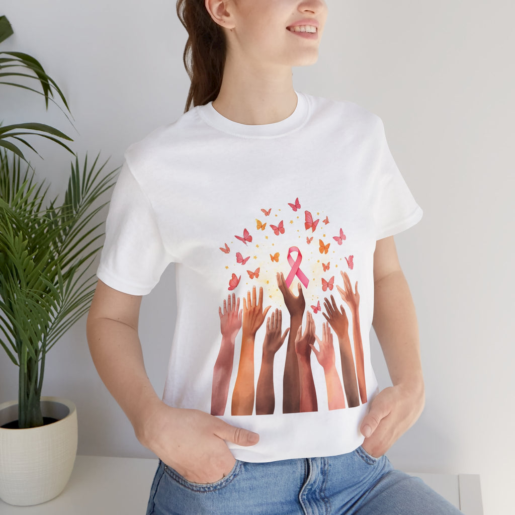 Breast Cancer Awareness T-Shirt — "Diana's Light" Pink Ribbon Fundraiser Tee