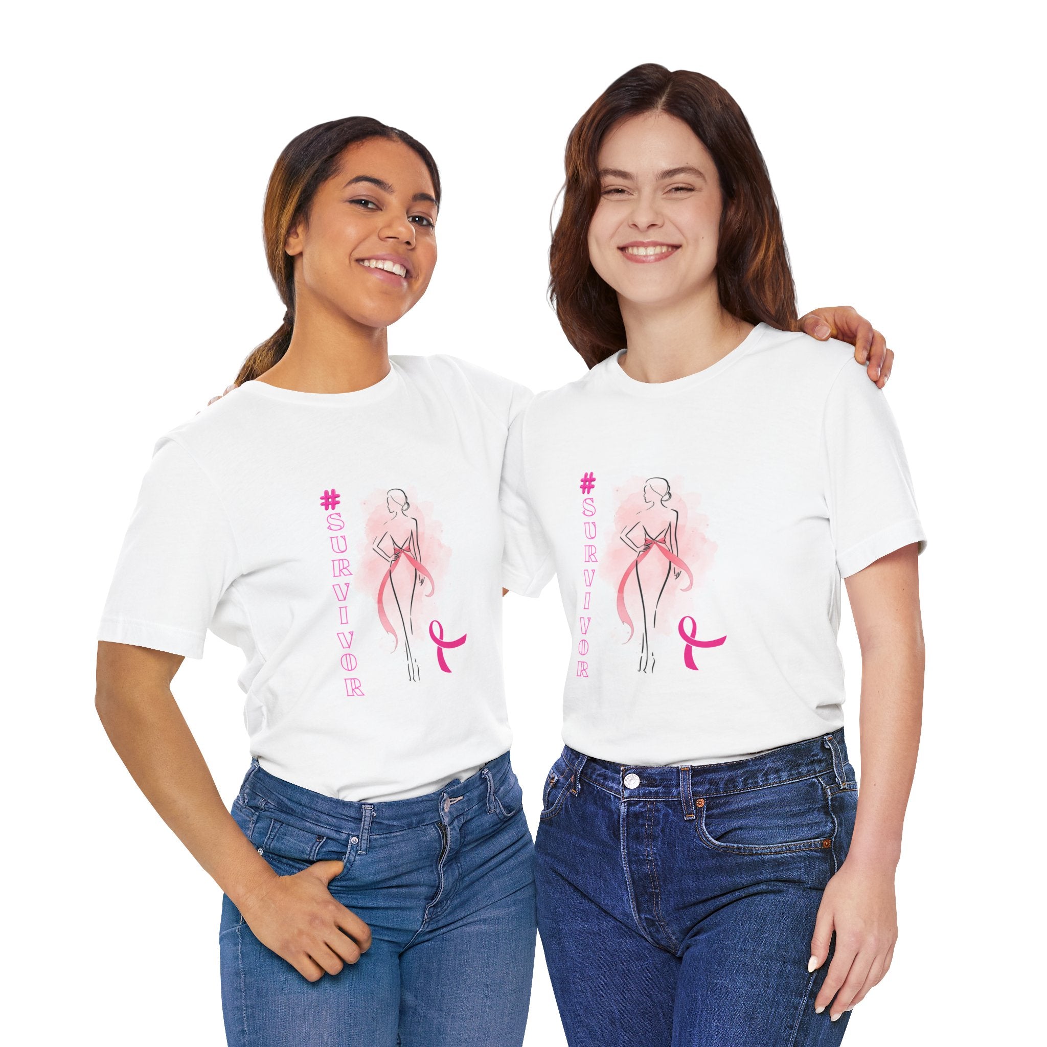 Breast Cancer Awareness Tee — "Diana's Light" Pink Ribbon Support Shirt