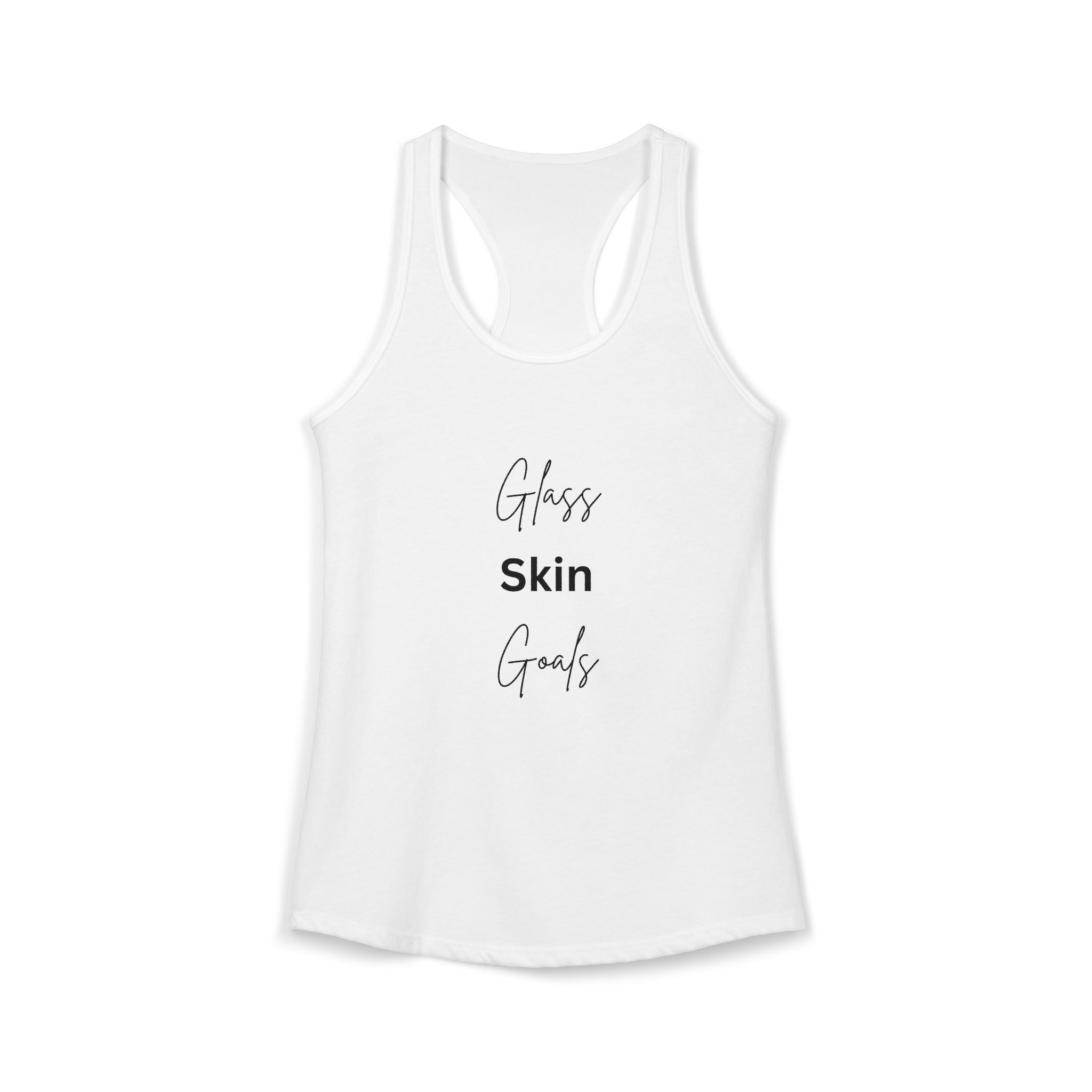 Glass Skin Goals Women's Ideal Racerback Tank