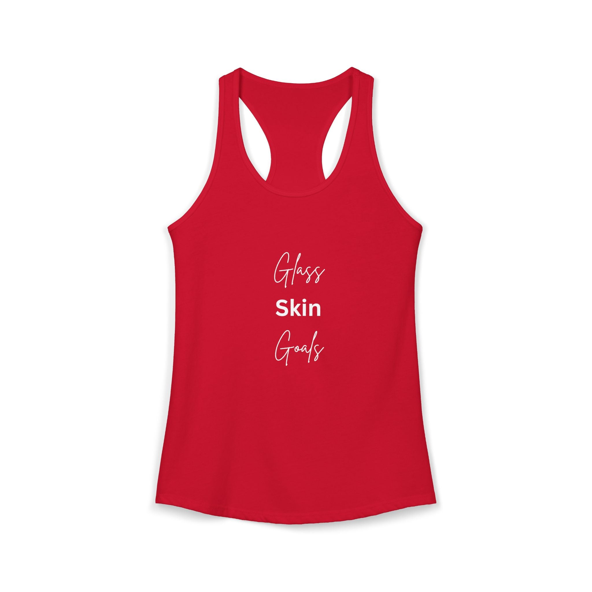Glass Skin Goals Women's Ideal Racerback Tank