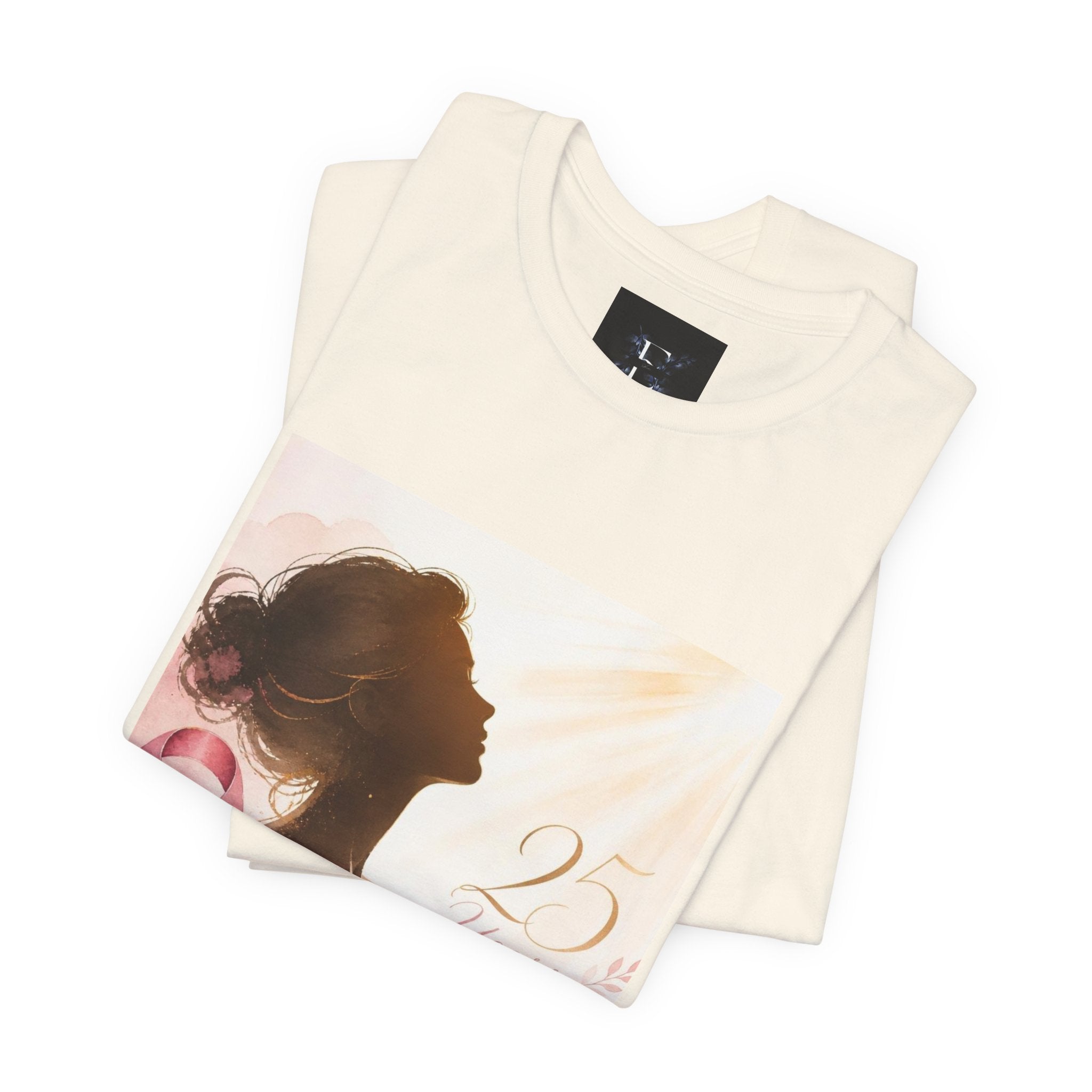 Breast Cancer Awareness 25th Anniversary Tee — "Diana's Light" Pink Ribbon Shirt