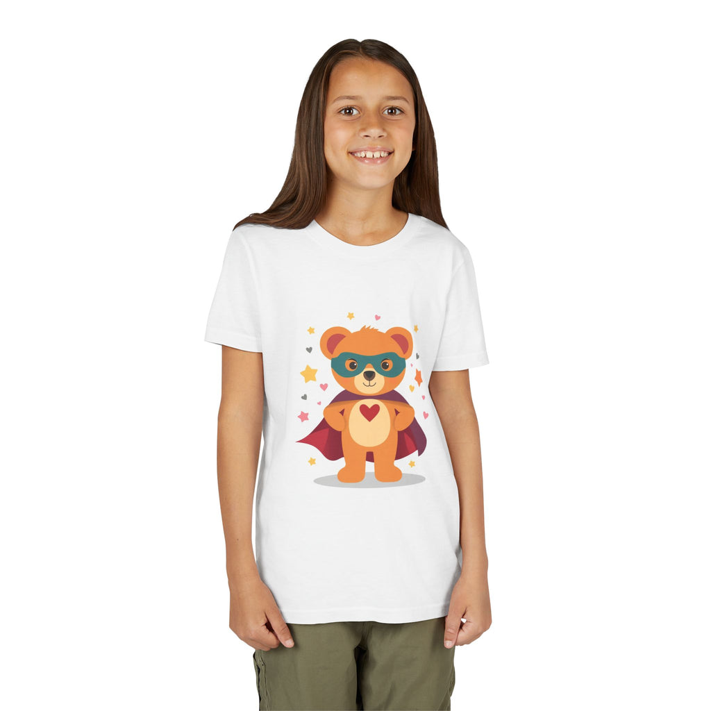 Kids Superhero Bear T-Shirt – 'Art with Heart'