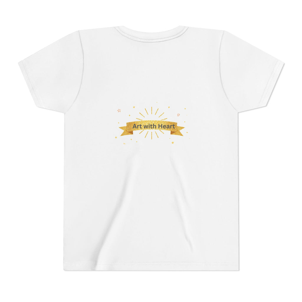 Kids Tee - 'ROAR means brave' Dinosaur Superhero Youth T-Shirt
