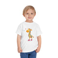 Cute Polka Dot Giraffe Toddler Tee — Colorful Baby Animal Shirt
