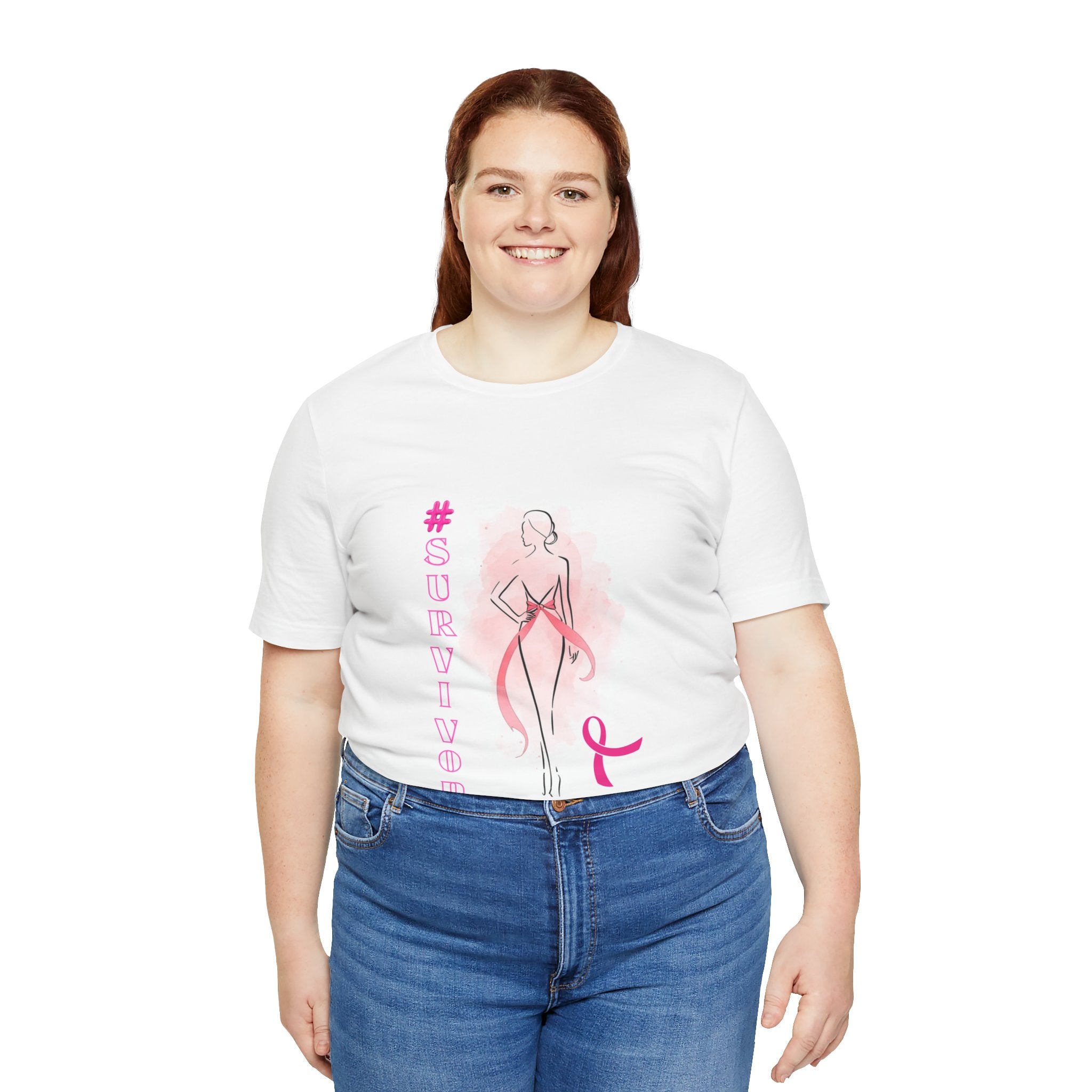 Breast Cancer Awareness Tee — "Diana's Light" Pink Ribbon Support Shirt