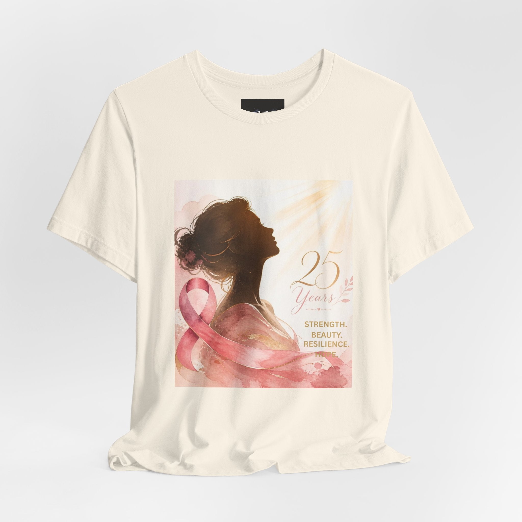 Breast Cancer Awareness 25th Anniversary Tee — "Diana's Light" Pink Ribbon Shirt