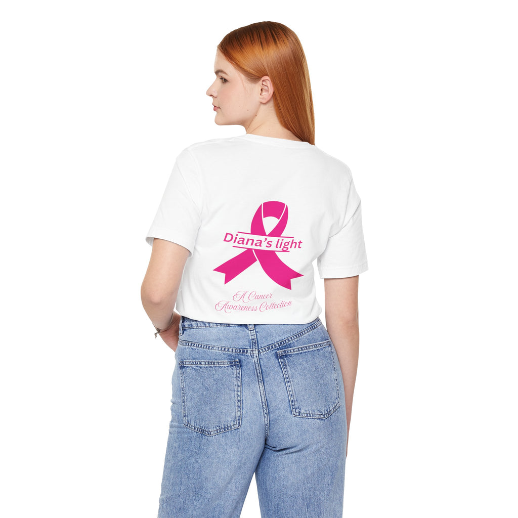 Breast Cancer Awareness Tee — "Diana's Light" Pink Ribbon Support Shirt