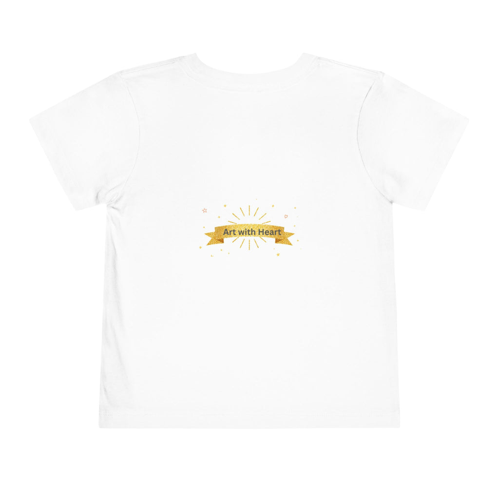 Cute Polka Dot Giraffe Toddler Tee — Colorful Baby Animal Shirt