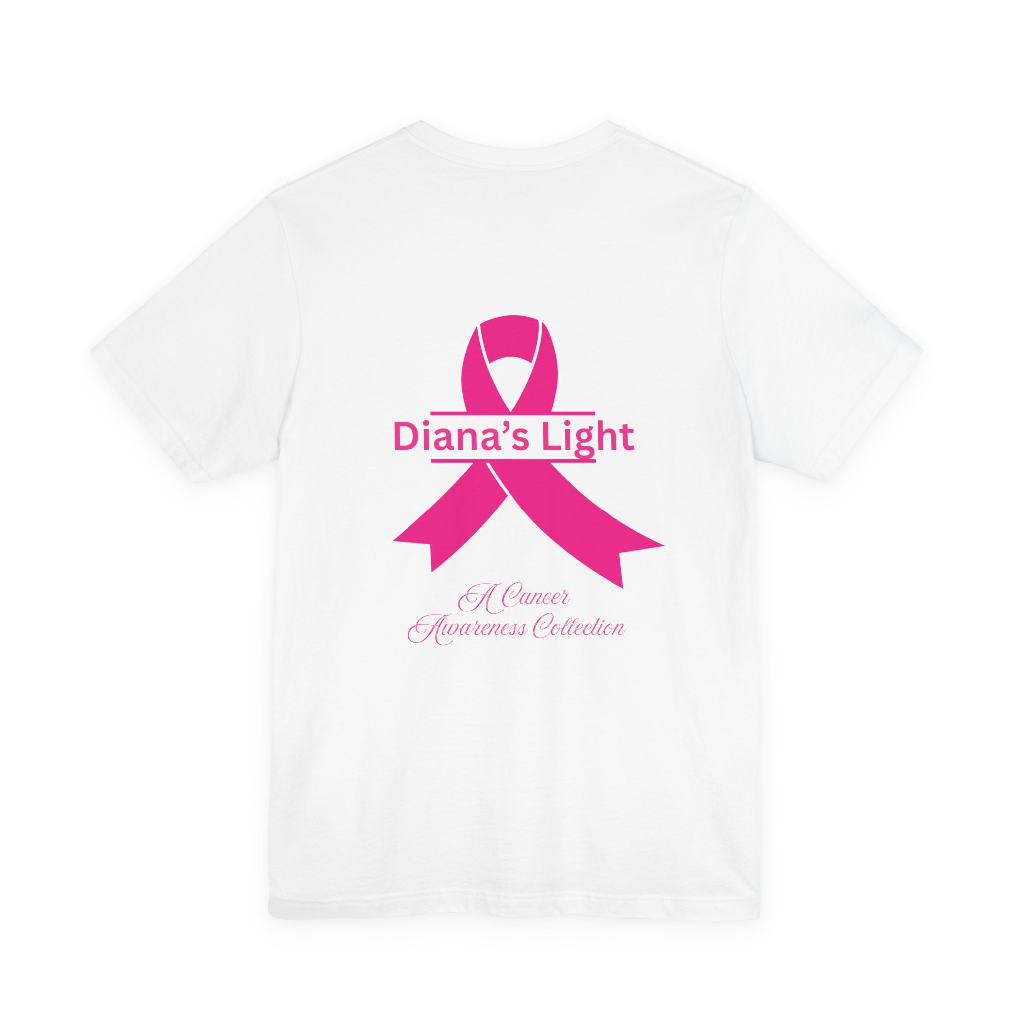 Breast Cancer Awareness T-Shirt — "Diana's Light" Pink Ribbon Fundraiser Tee