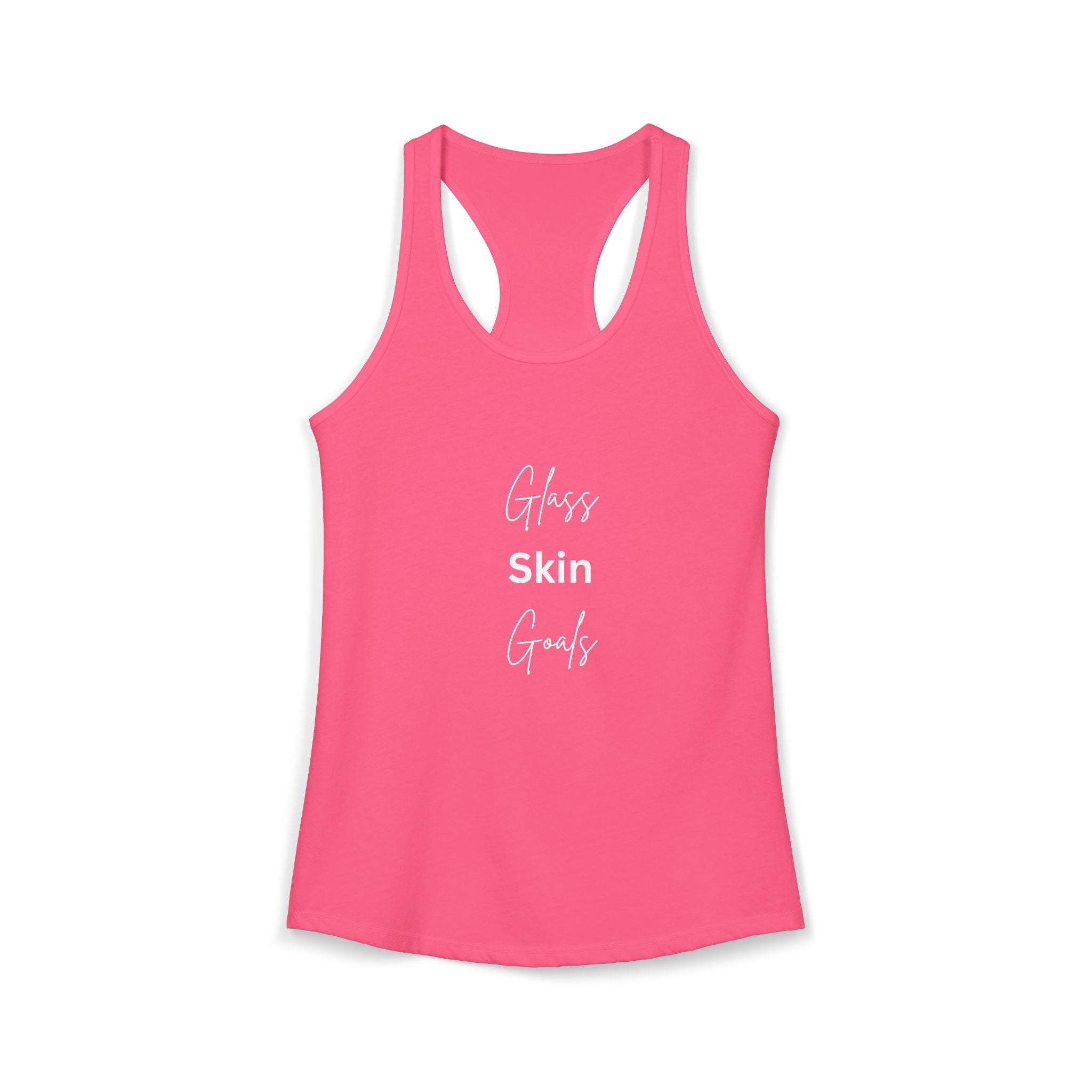 Glass Skin Goals Women's Ideal Racerback Tank
