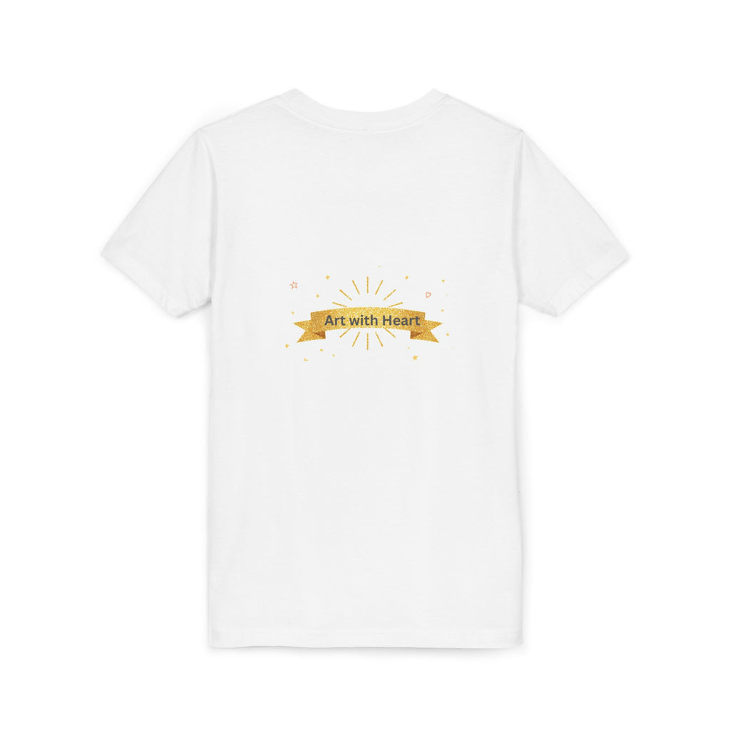 Kids Tee - 'ROAR means brave' Dinosaur Superhero Youth T-Shirt