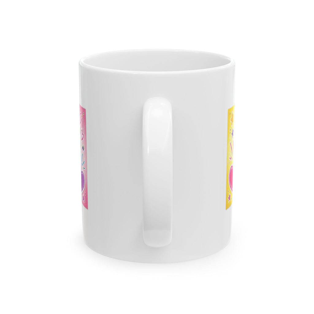 Awareness Mug — “Every Sip Supports a Child’s Fight” Colorful Charity Coffee Cup