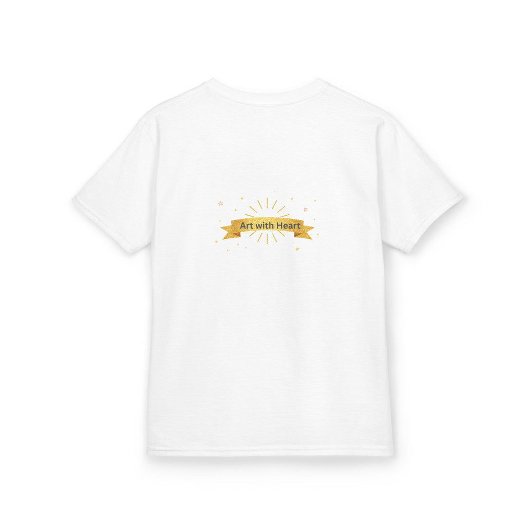 Kids Lion T-Shirt — Cute Rainbow Cape Lion Graphic Tee for Children