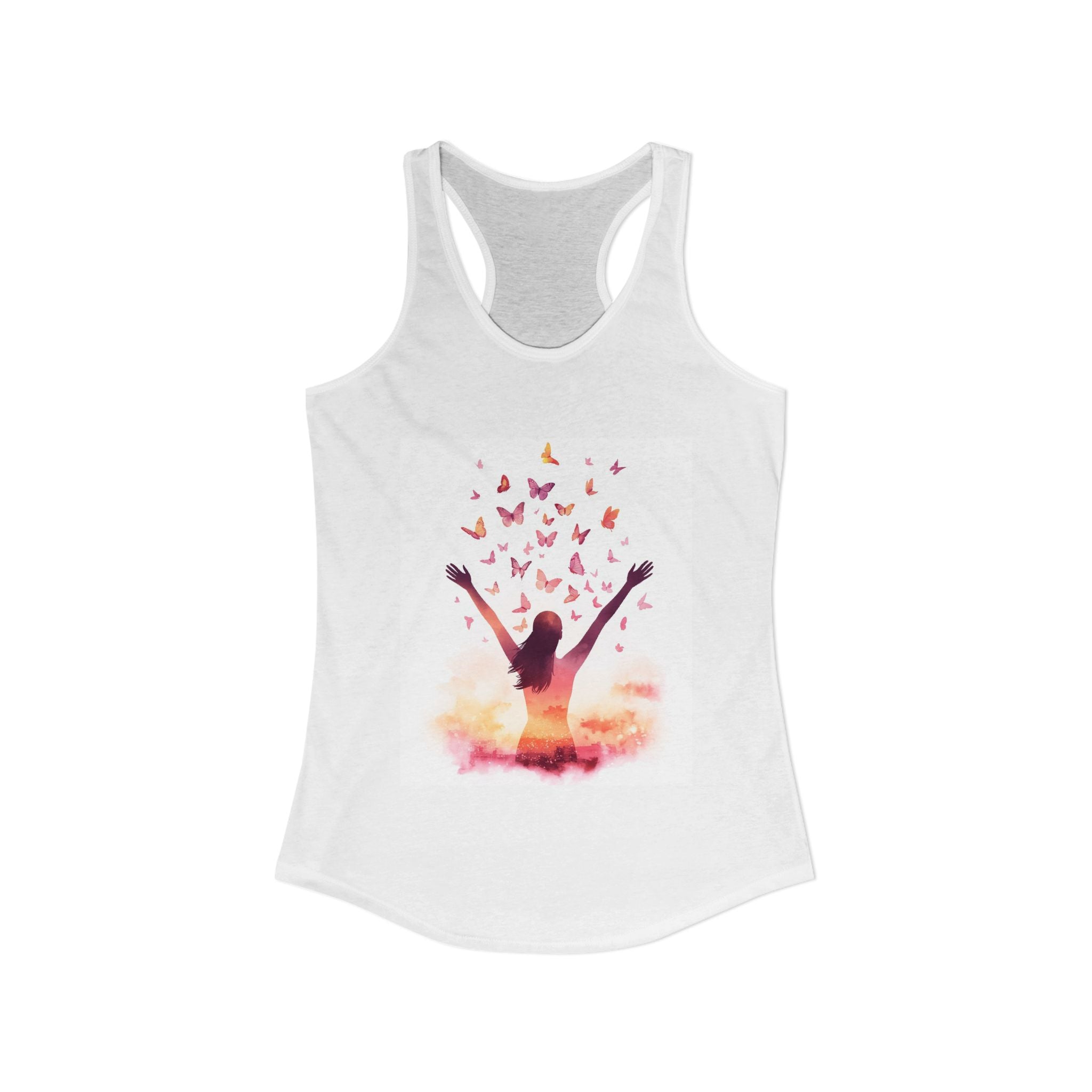 She is Stronger Than the Storm: Women's Ideal Racerback Tank