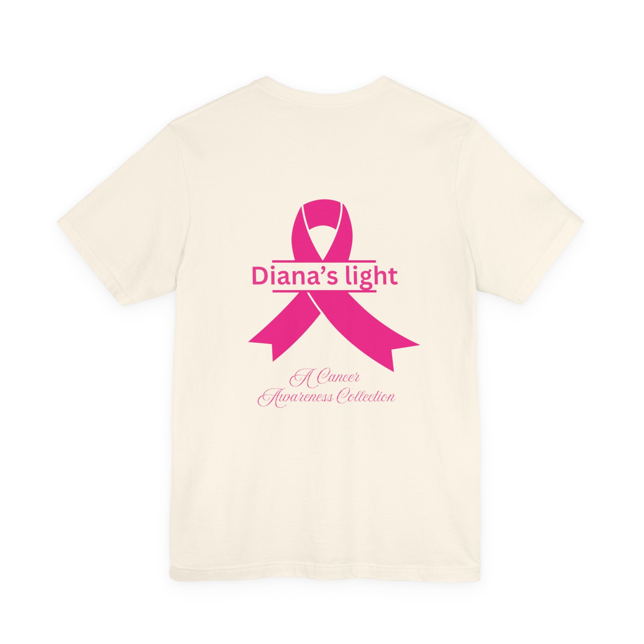 Breast Cancer Awareness 25th Anniversary Tee — "Diana's Light" Pink Ribbon Shirt