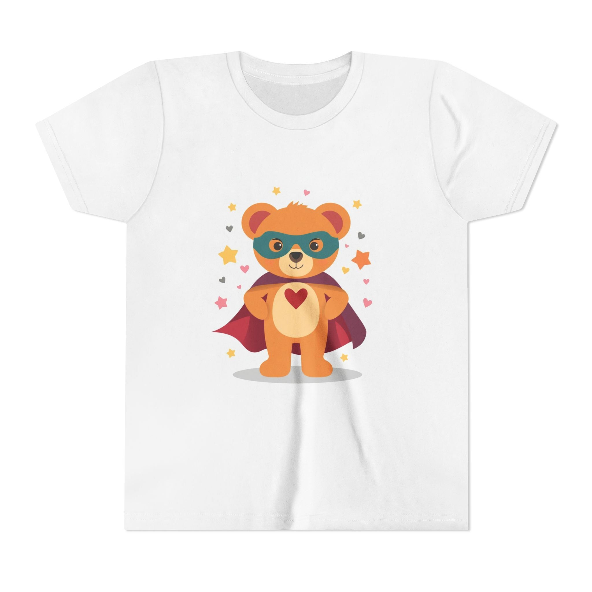 Kids Superhero Bear T-Shirt – 'Art with Heart'